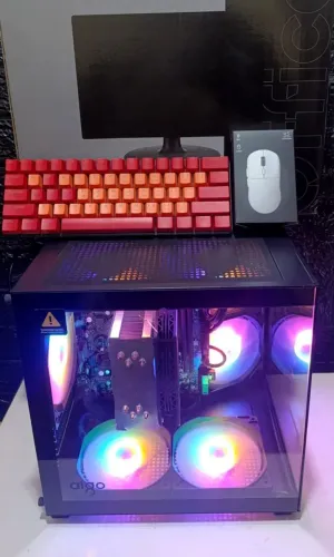PC GAMER RYZEN COMPLETO NOVO AC/CARTÃO AC/TROCA