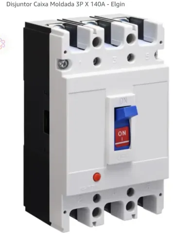 Disjuntor  Caixa Moldada 3P X 140A - Elgin novo