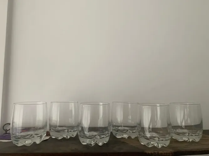 CONJUNTO COPOS DE WHISKY EM CRISTAL 