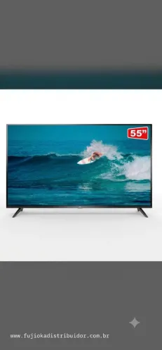 Smart TV TCL 55" 4K Real - Sistema Android TV (Modelo 55P715)