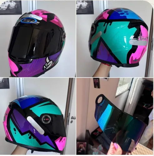 CAPACETE LS2 FEMININO TAM 56
