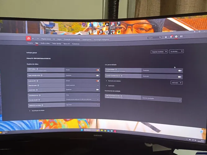 Monitor Samsung Odyssey G5 QHD 165hz 32 polegadas 