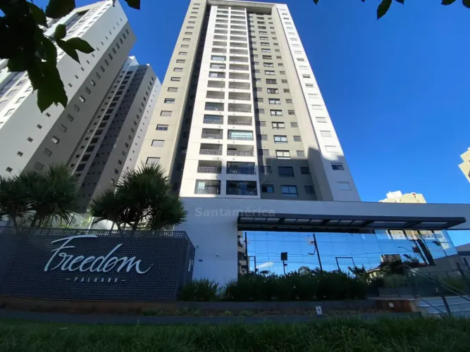 Apartamento mobiliado para locação na Zona Sul de Londrina, no Edifício Freedom Palhano