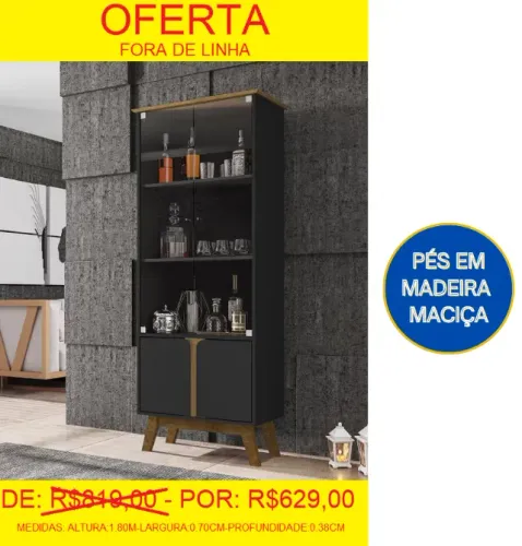 cristaleira -mega oferta - compre e retire hoje mesmo