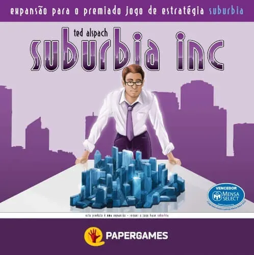 Expansão do jogo de Tabuleiro Suburbia Inc novo unpunched