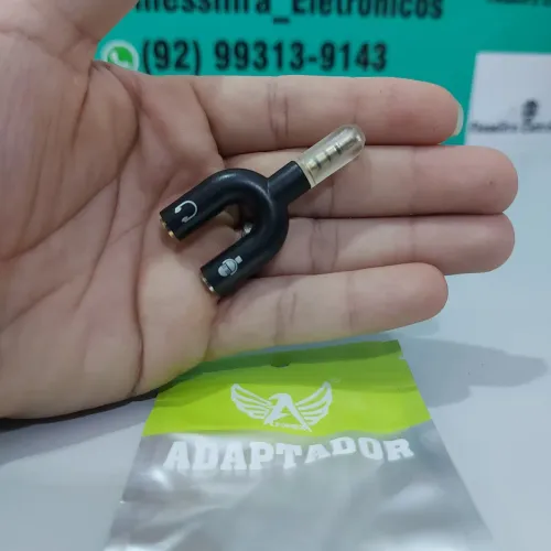 Adaptador plug p3 - 2 P2 