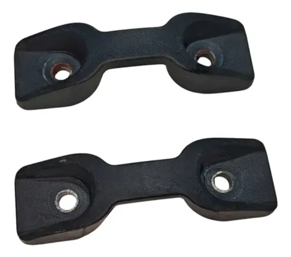 Par Gancho Caçamba Tampa Traseira Fiat Strada 2014 2015 2016 Preto