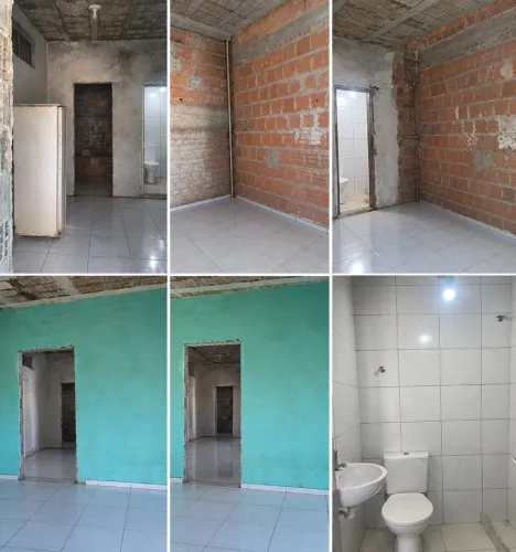 Casa 17.Mil 3 vãos e 1 banheiro