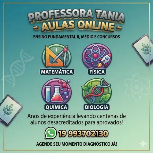 Reforço Escolar Professora Tânia