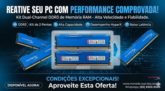 Par de Memória RAM ddr3