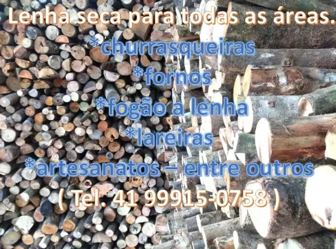 LENHA SECA PRONTA PARA USO