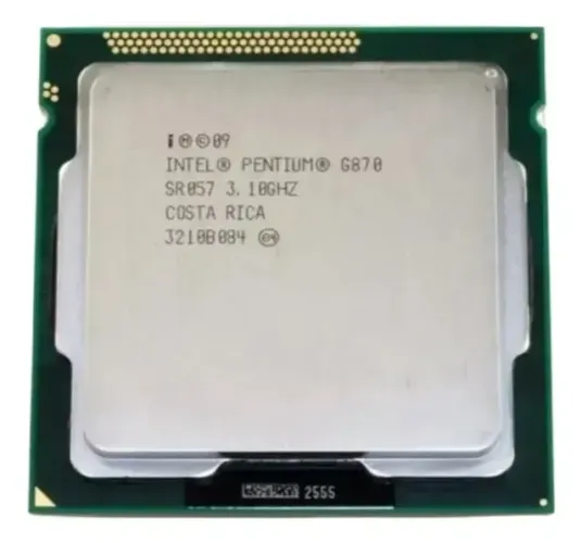Processador Intel Pentium G870 Dual Core, Lga 1155, 3M Cache, 3.10GHz CPU