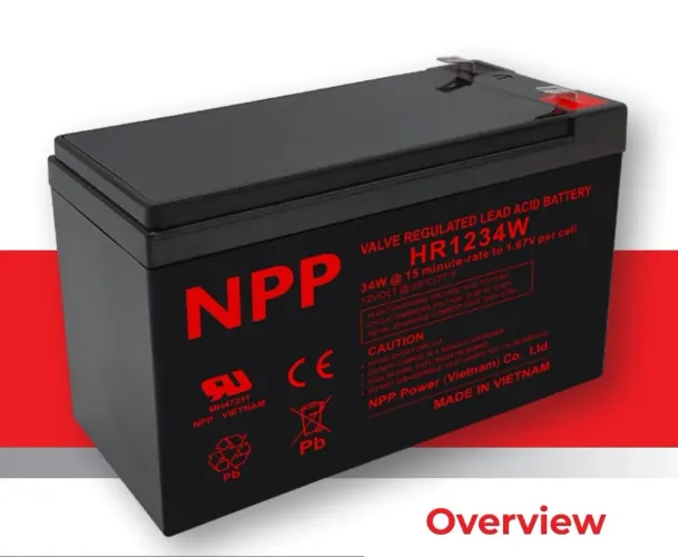 BATERIA 12V 9AH PARA NOBREAK - HR1234W-NPP