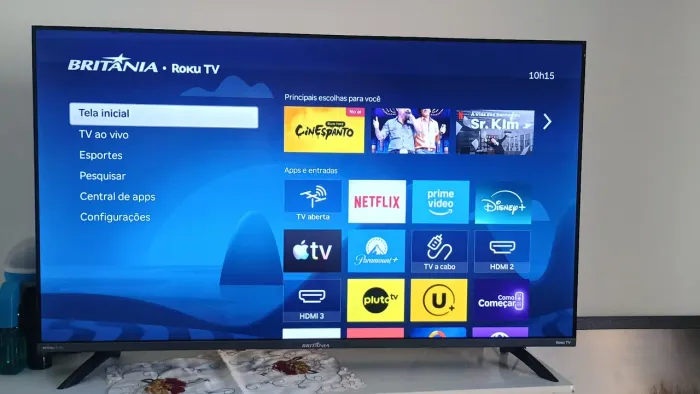 Smart Tv 43 Britânia/Philco Sistema Roku Tv Hdmi Usb