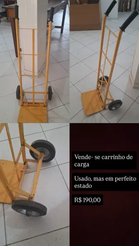 Carrinho de Carga Amarelo
