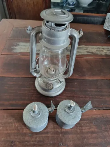 2 Candeeiros Zinco + 1 Lampião Vintage 