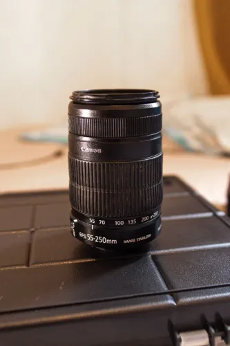 Canon 55 250  ler descrição *