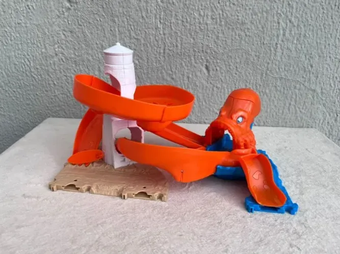 Pista Hot Wheels City - Ataque Do Polvo