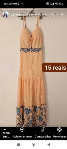 Vestido blusa macacão bom estado