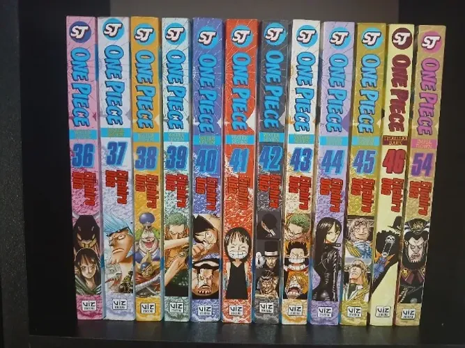One Piece em inglês Viz Media - Water Seven e Enies Lobby + Thriller Bark e Impel Down