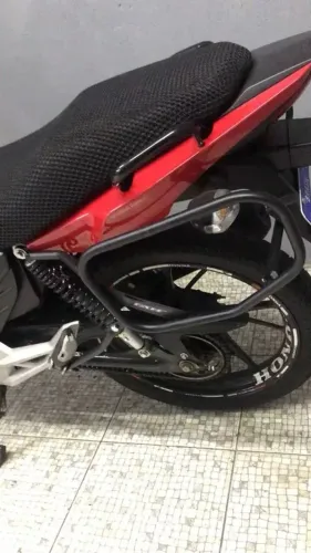 Alforge suporte de baú e protetor de carenagem para motos Honda 150 160