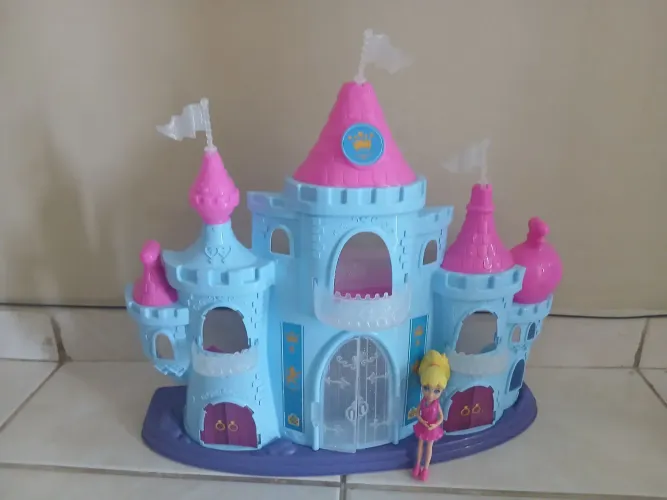 Castelo de Gelo Completo + Polly Original + Acessórios