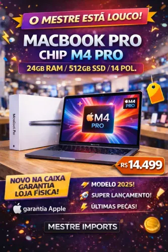 MacBook Air M4 13- 16GB 256GB SSD - Novo Lacrado - Garantia Apple