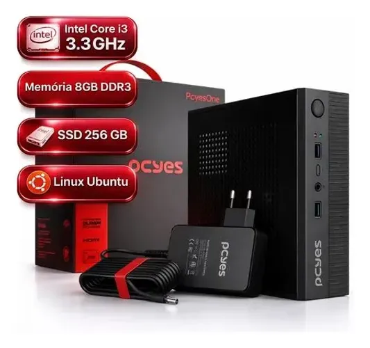 Mini PCyes i3 256gb SSD 8gb (Windows 10 pro)