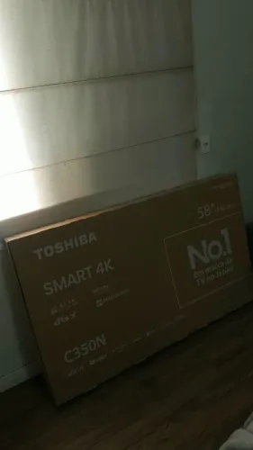 Smart TV Toshiba 58" 4K C350N Nova Lacrada