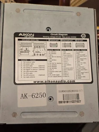 Mídia Aikon de 6" SK-6250
