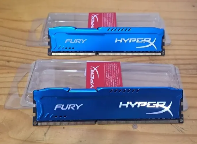 MEMÓRIAS DDR3 KINGSTON HYPERX 16GB(2X8GB) - 1600Mhz - NOVÍSSIMA