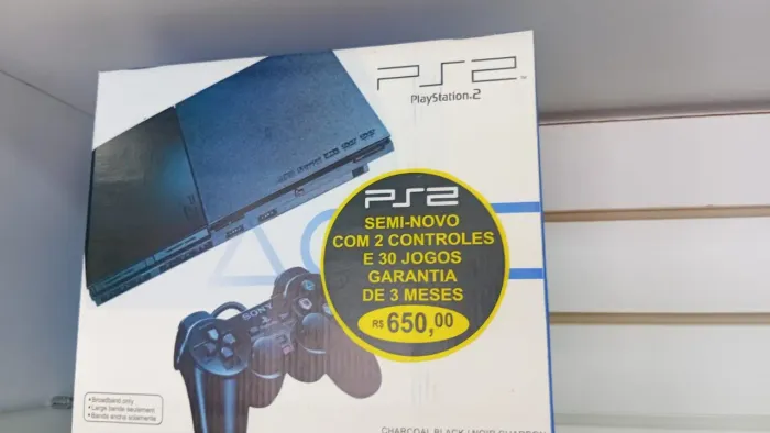 PlayStation 2 semi novo destravado completo