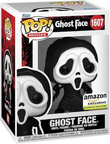 Funko pop pânico ghost face glows in the dark (brilha no escuro)