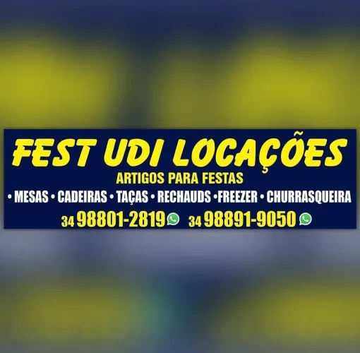 Locação de itens para seu evento