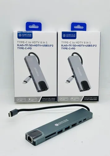 Adaptador Tipo C 8 em 1 