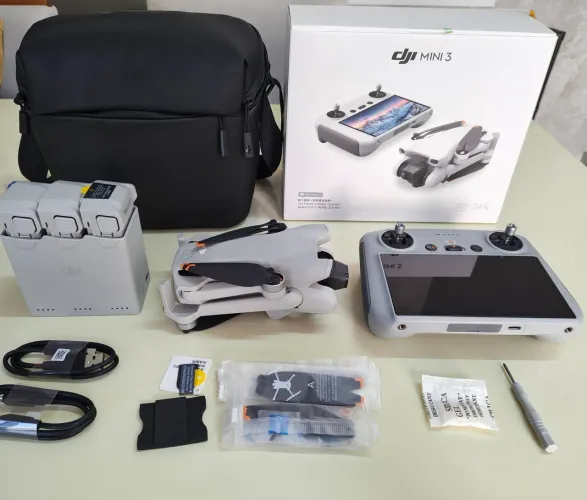 Drone DJI Mini 3 COMBO completo! Anatel e Nacional já Homologado!