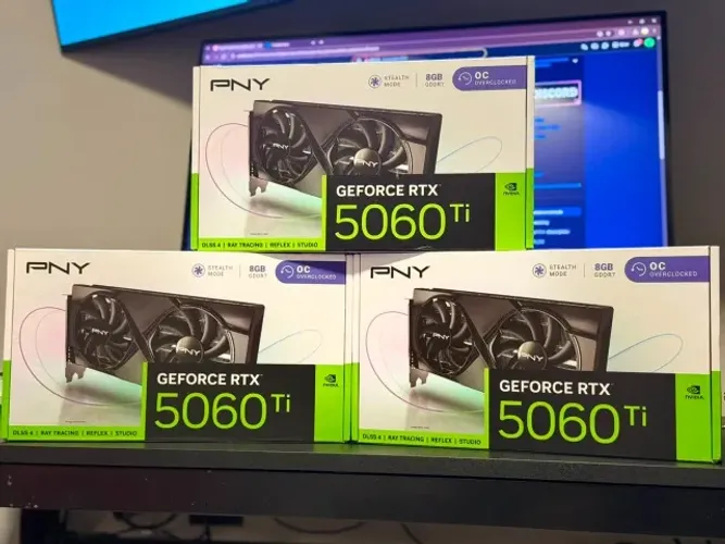 RTX 5060 Ti 8GB - LACRADO + GARANTIA - CARTÃO 12x