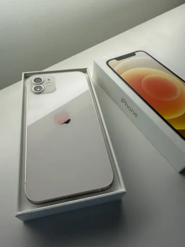 iPhone 12 64GB Branco - Impecável + Caixa Original (Único Dono)