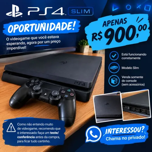Vendo console Ps4