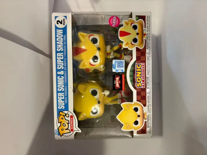 funko pop super sonic & super shadow flocked (exclusivo target con 2026)