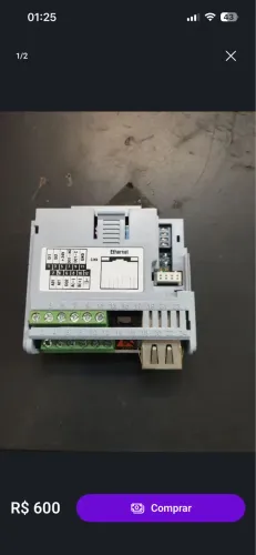 Vendo módulos e cartões para automação industrial