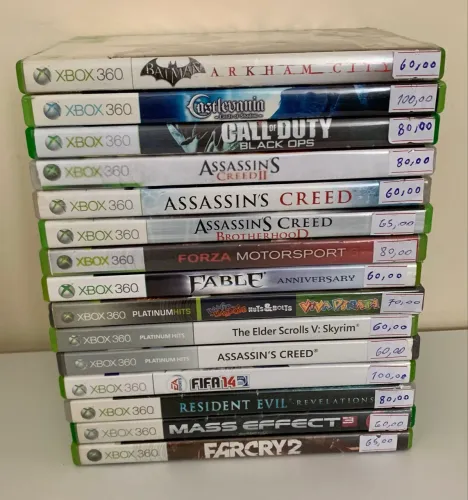Lote 10 jogos Xbox 360 original 