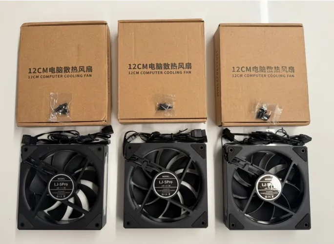 KIT 3 VENTOINHA FANS PRISM 4 RS FORWARD RGB