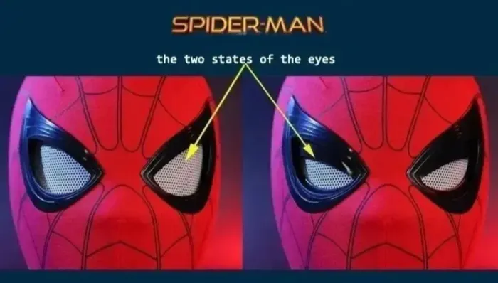 ?MÁSCARA HOMEM-ARANHA - FACE SHELL + OLHOS ARTICULADOS ?