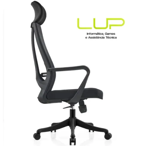 Cadeira De Escritório Dr. Office Flex, Preta (LOJA FÍSICA)