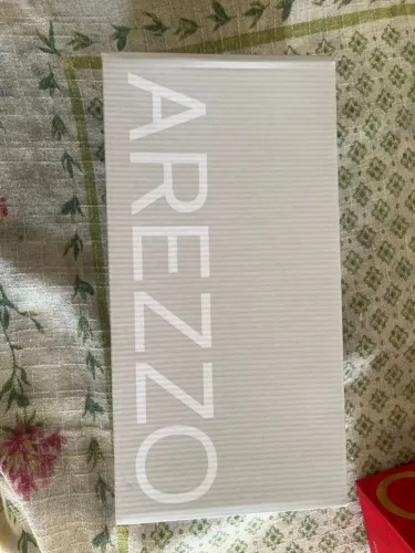 Sandália rasteira Arezzo Strass 