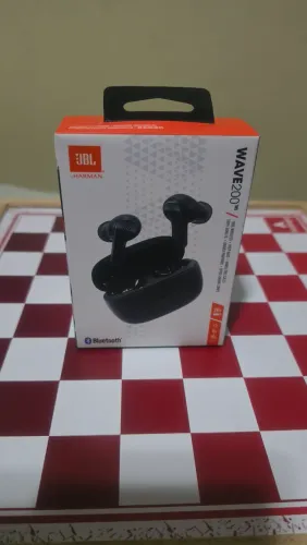 Fones de ouvido JBL Wave 200 Tws preto original 