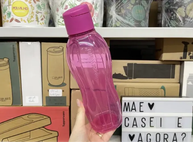 Garrafa Tupperware ORIGINAL 1L. Eco Tupper Plus 1 Litro