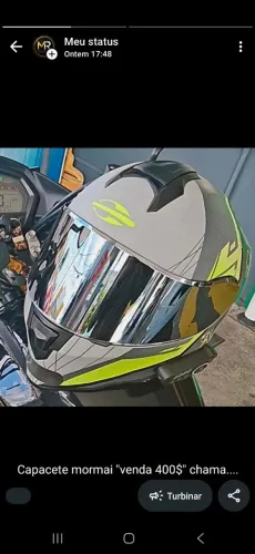 CAPACETE MORMAII T60 SEMI NOVO