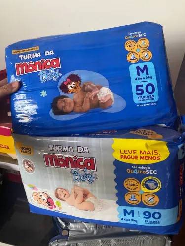 Fralda Turma da Mônica